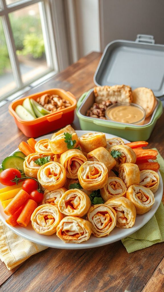 quick turkey cheese wraps