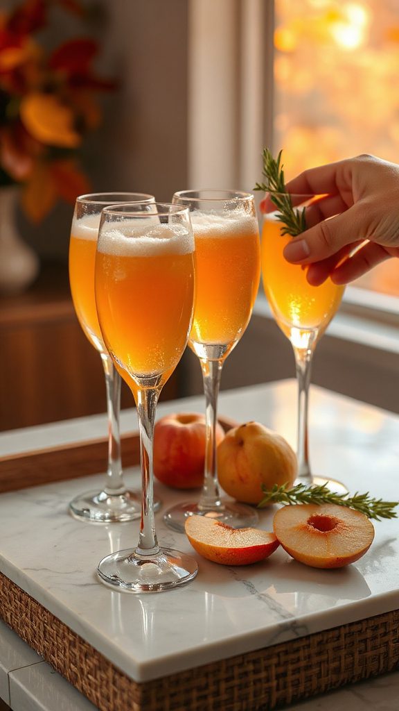 quince infused sparkling cocktail delight quince infused sparkling cocktail delight