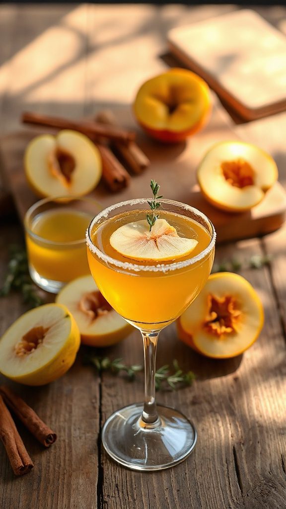 quince infused whiskey sour quince infused whiskey sour