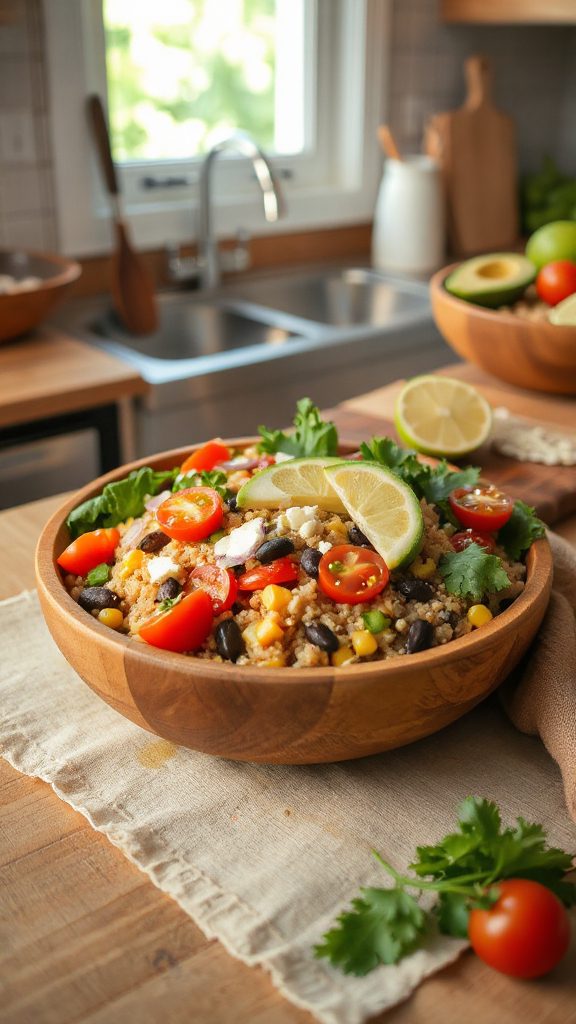 quinoa black bean salad