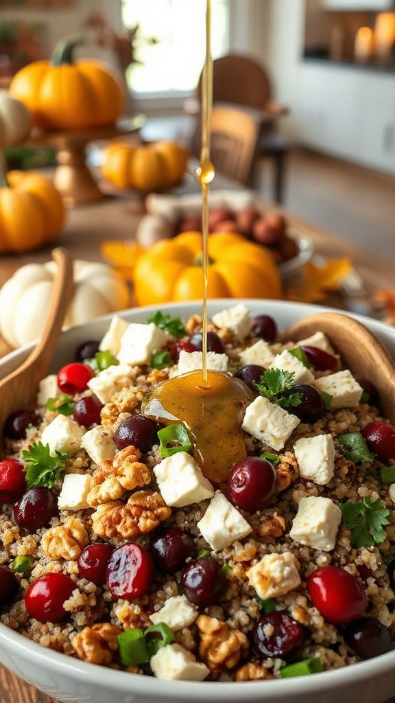 quinoa cranberry holiday salad quinoa cranberry holiday salad