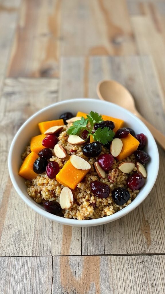 quinoa salad with squash