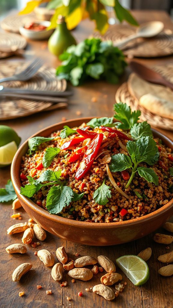 quinoa salad with vibrant flavors