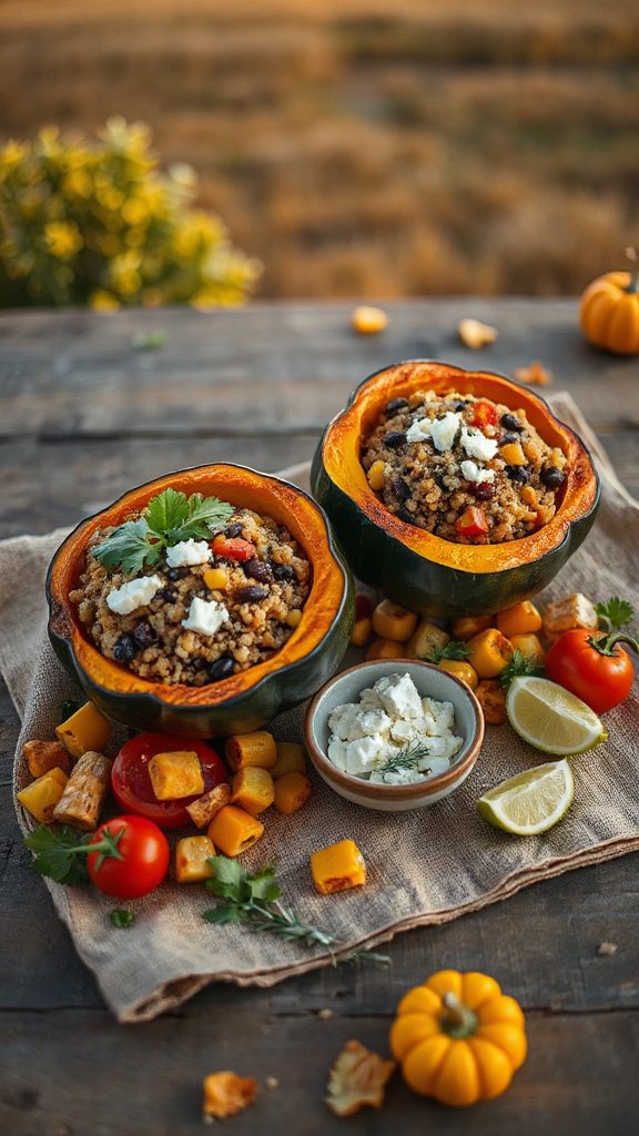 quinoa stuffed acorn squash quinoa stuffed acorn squash
