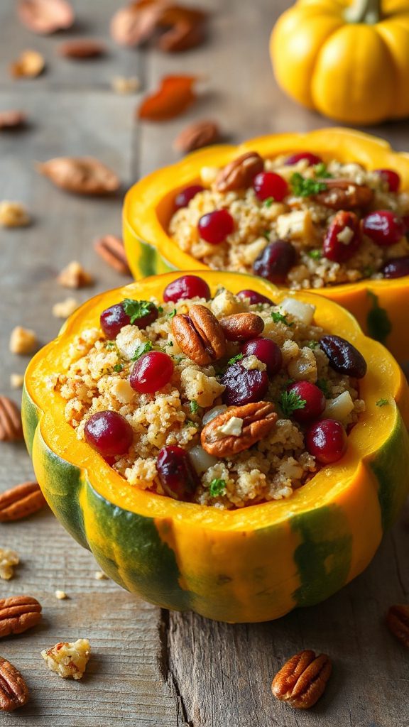 quinoa stuffed acorn squash recipe