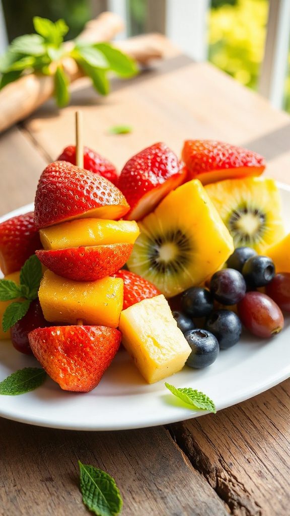rainbow fruit kabob recipe