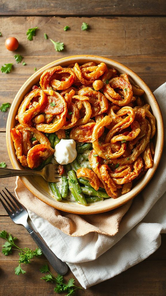 ranch crispy onion casserole