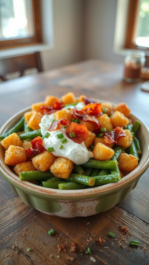 ranch green bean tater bake