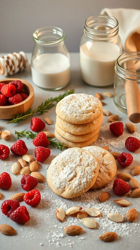 raspberry almond cookie recipe