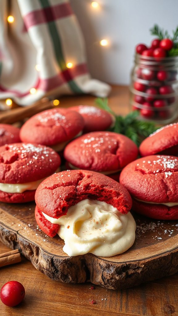 red velvet whoopie pies