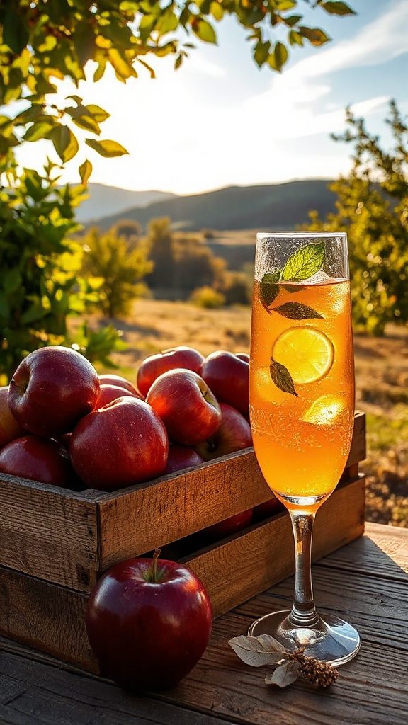 refreshing apple citrus drink