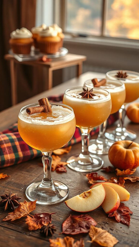 refreshing autumn apple cocktail