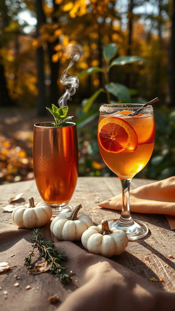 refreshing autumn cocktail experience