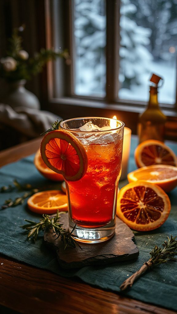 refreshing blood orange cocktail refreshing blood orange cocktail