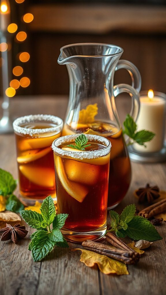 refreshing bourbon sorrel cocktail