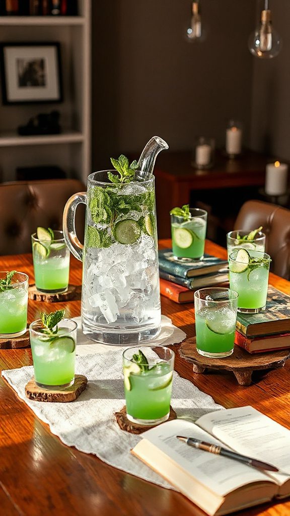 refreshing cucumber mint cocktail refreshing cucumber mint cocktail