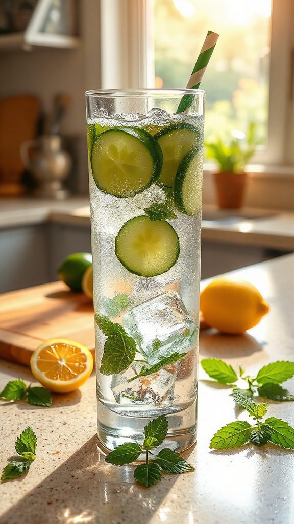 refreshing cucumber water recipe
