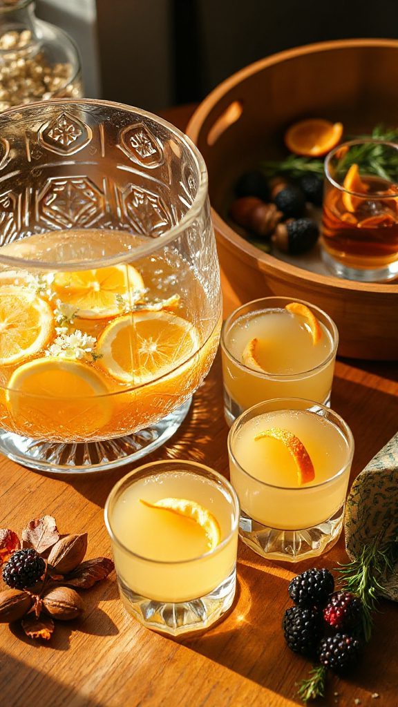 refreshing ginger elderflower cocktail