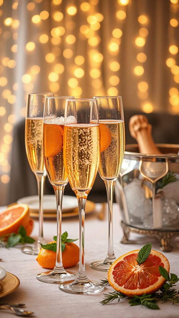 refreshing orange champagne cocktail refreshing orange champagne cocktail