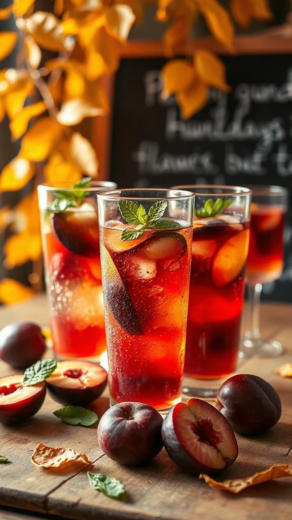 refreshing plum cocktail recipe