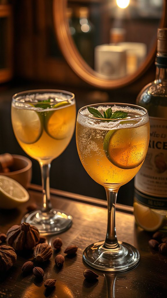 refreshing spiced gin cocktail