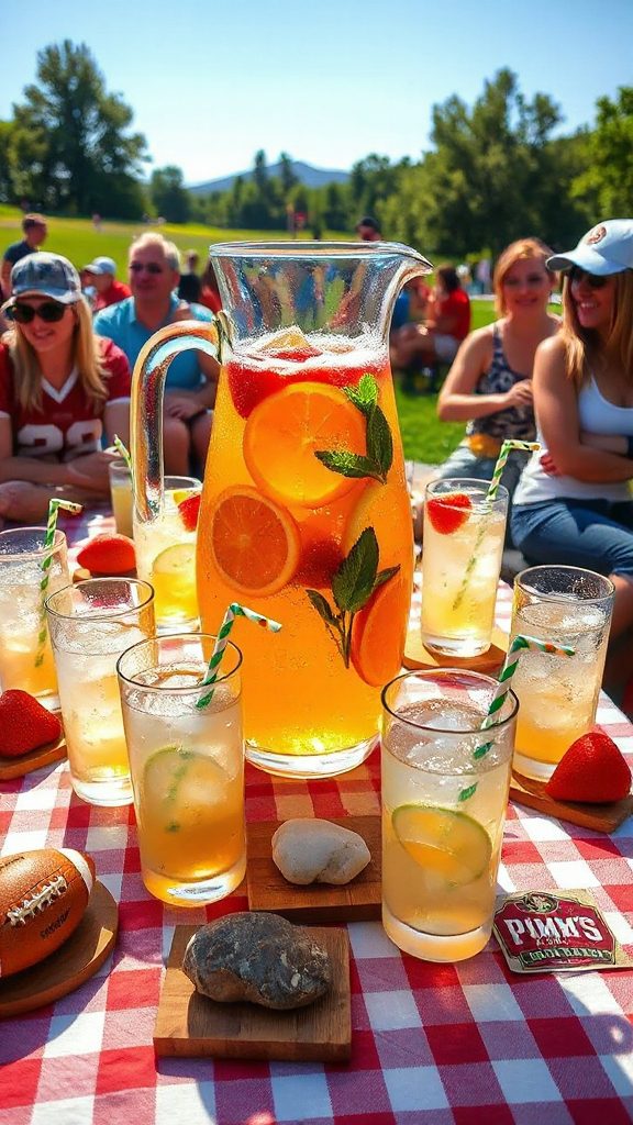 refreshing summer cocktail spritzer