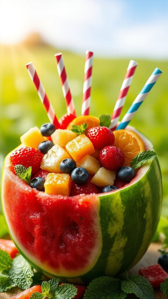 refreshing summer fruit salad