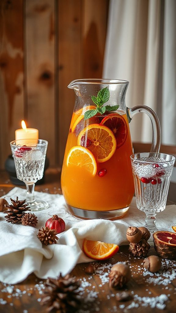 refreshing winter citrus punch