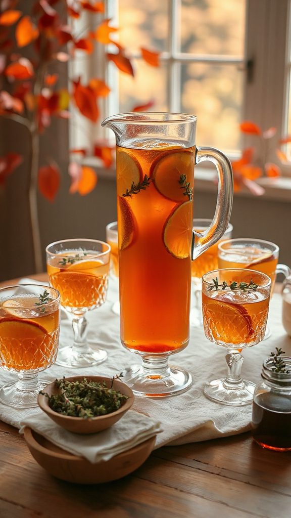 rejuvenating apple gin punch