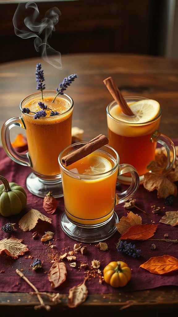 relaxing herbal whiskey beverage