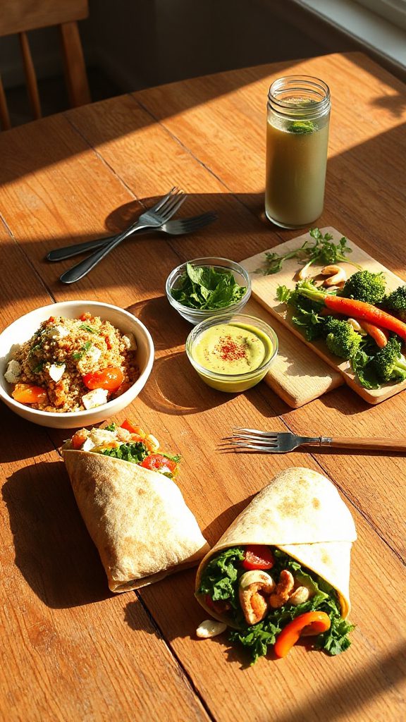 repurposing leftovers for lunch