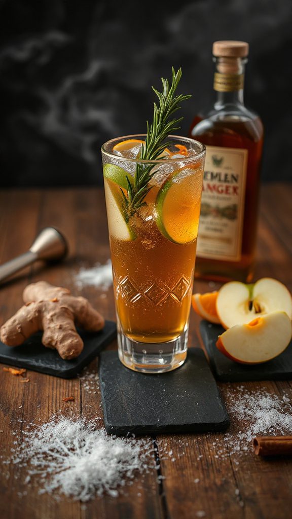 revitalizing apple ginger cocktail