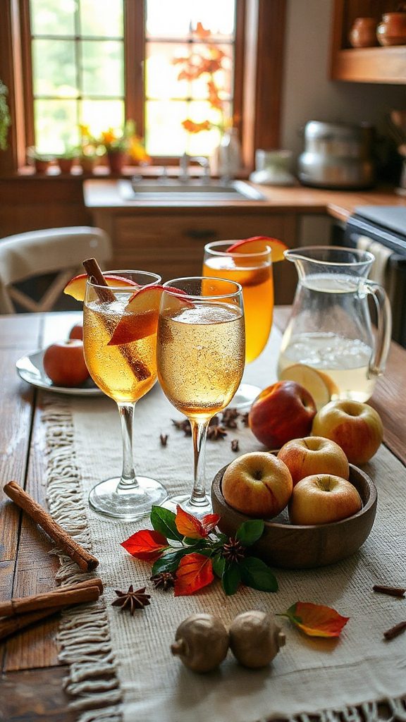 revitalizing autumn cocktail creation