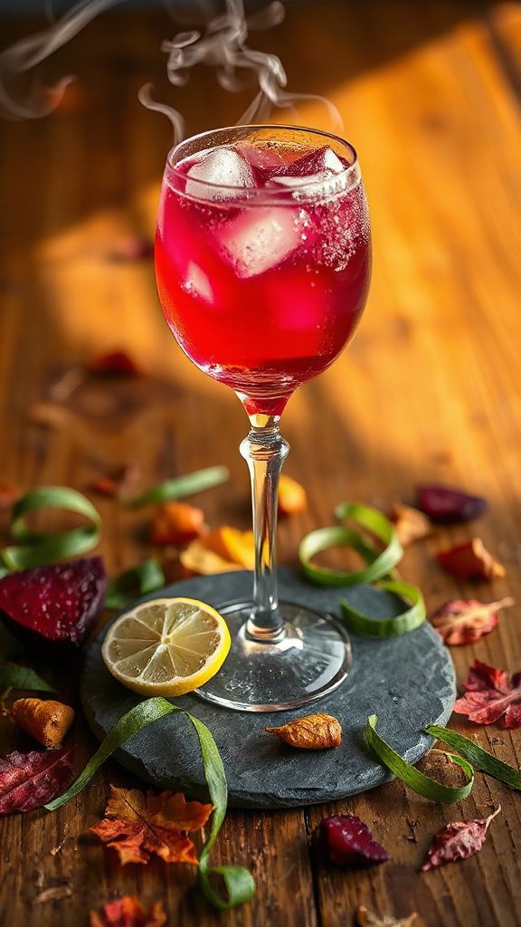 revitalizing beet cucumber cocktail