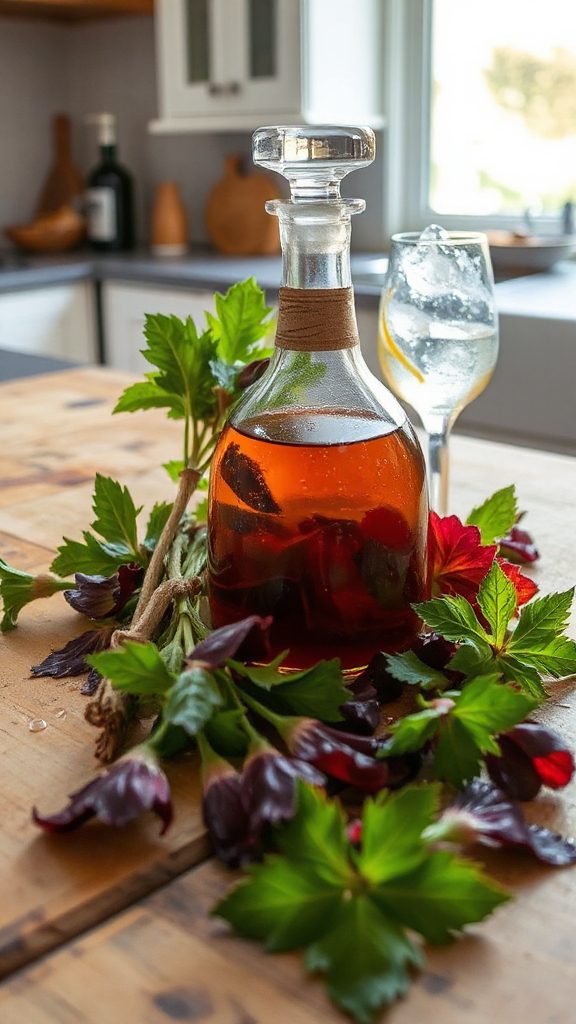 revitalizing bourbon sorrel cocktail