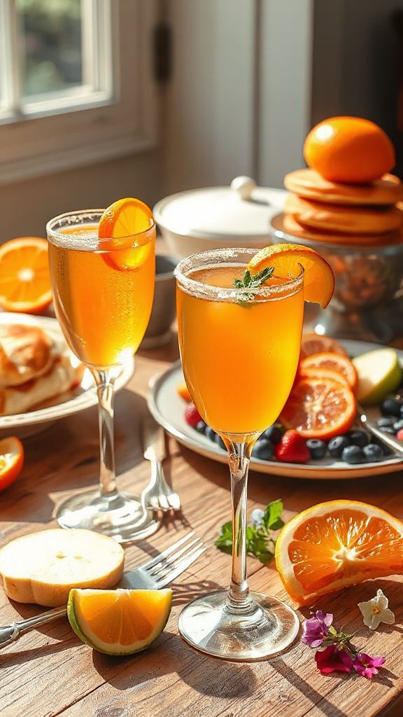 revitalizing citrus maple cocktail