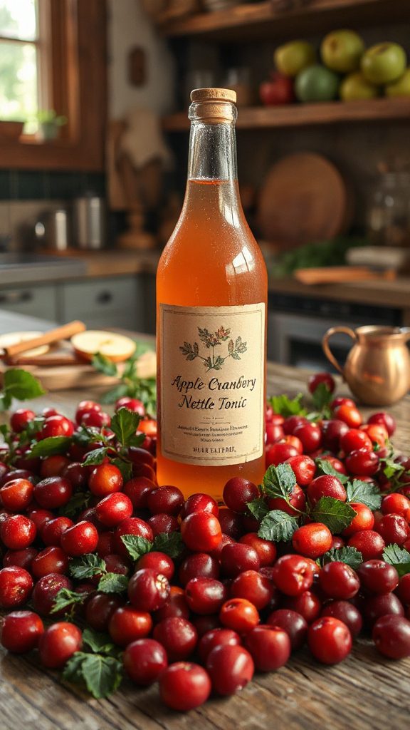revitalizing cranberry apple tonic