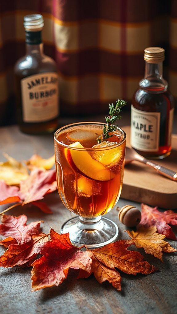 revitalizing fall bourbon cocktail