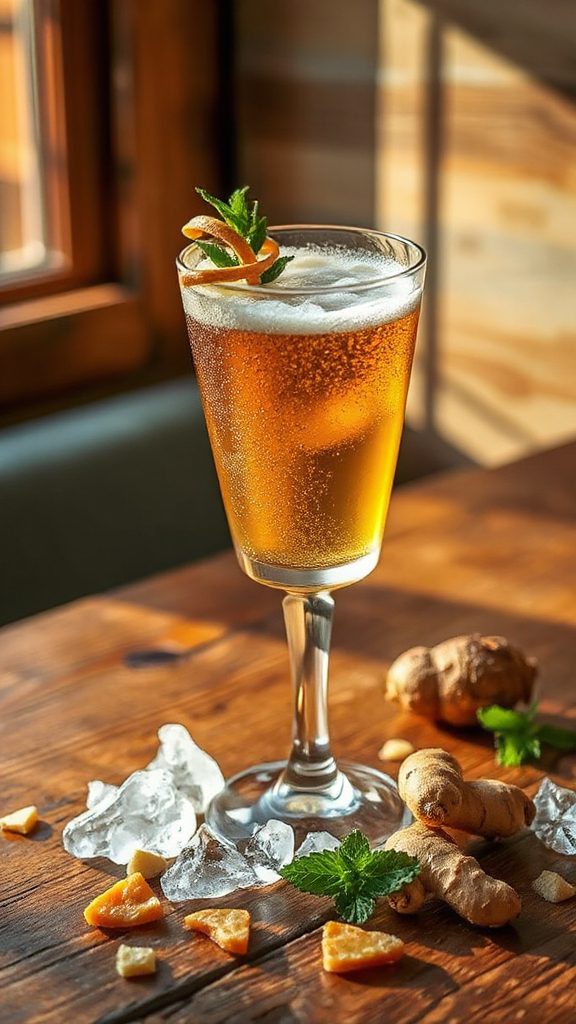 revitalizing ginger beer cocktail