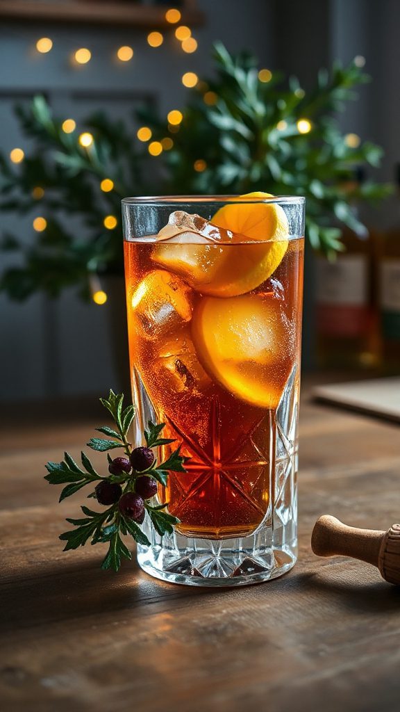 revitalizing ginger juniper cocktail