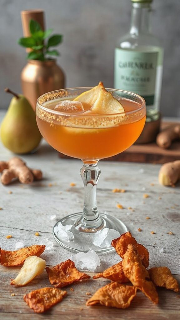 revitalizing ginger pear cocktail revitalizing ginger pear cocktail