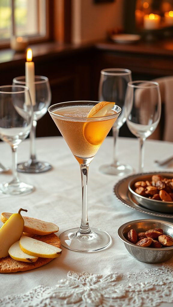 revitalizing ginger pear martini