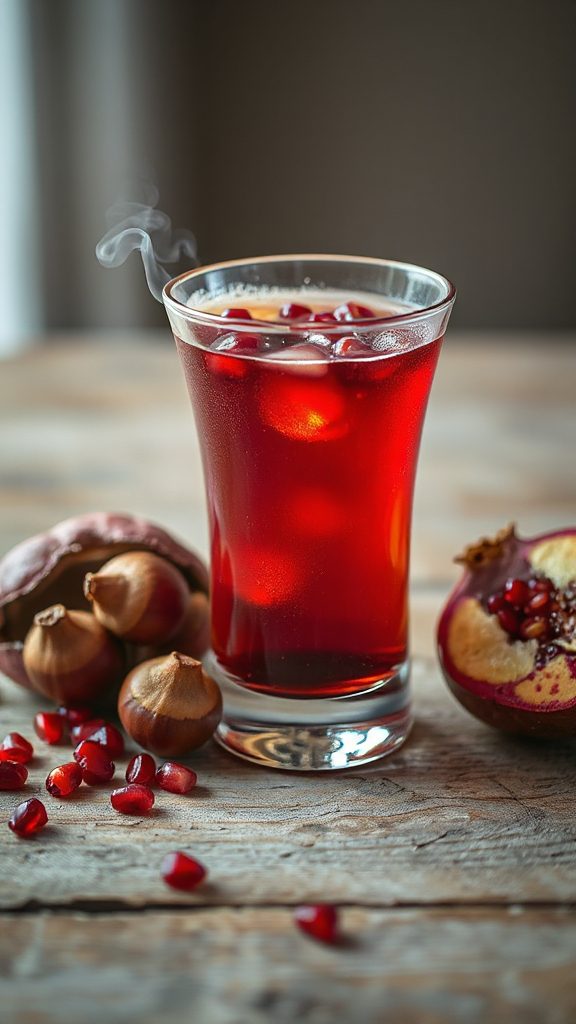 revitalizing ginger pomegranate elixir