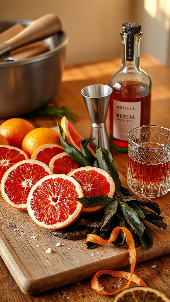 revitalizing grapefruit mezcal cocktail