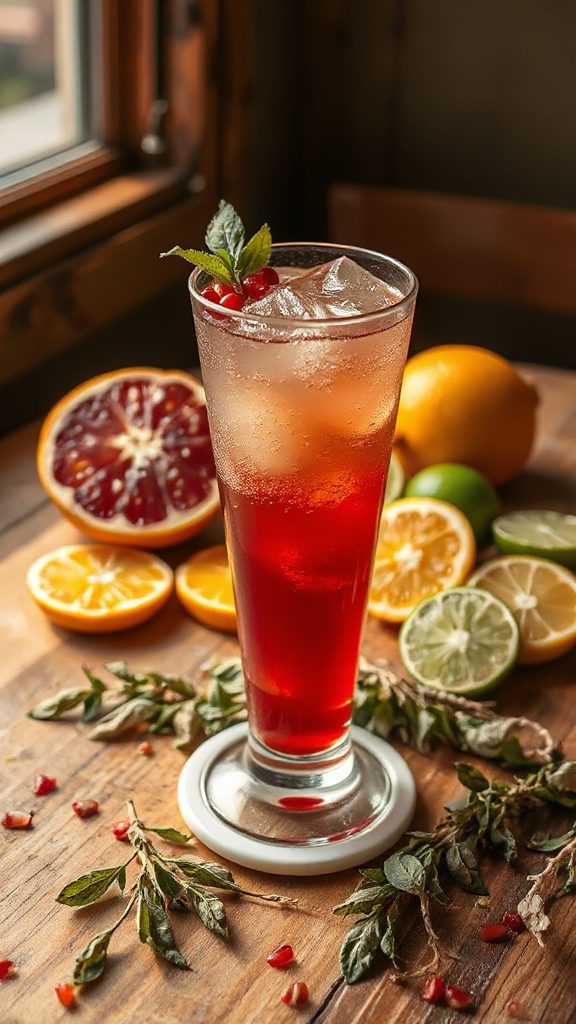 revitalizing herb infused paloma