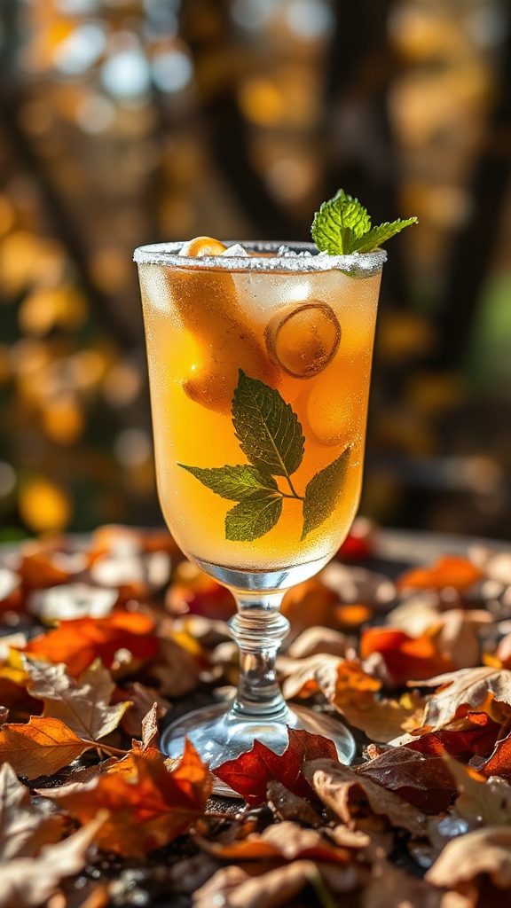 revitalizing maple ginger cocktail