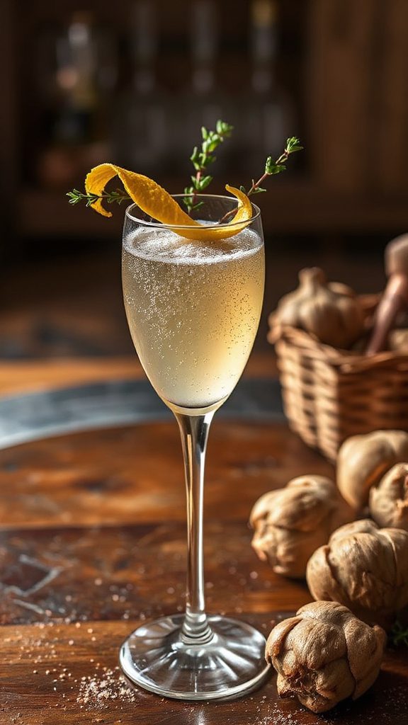 revitalizing nutty gin cocktail