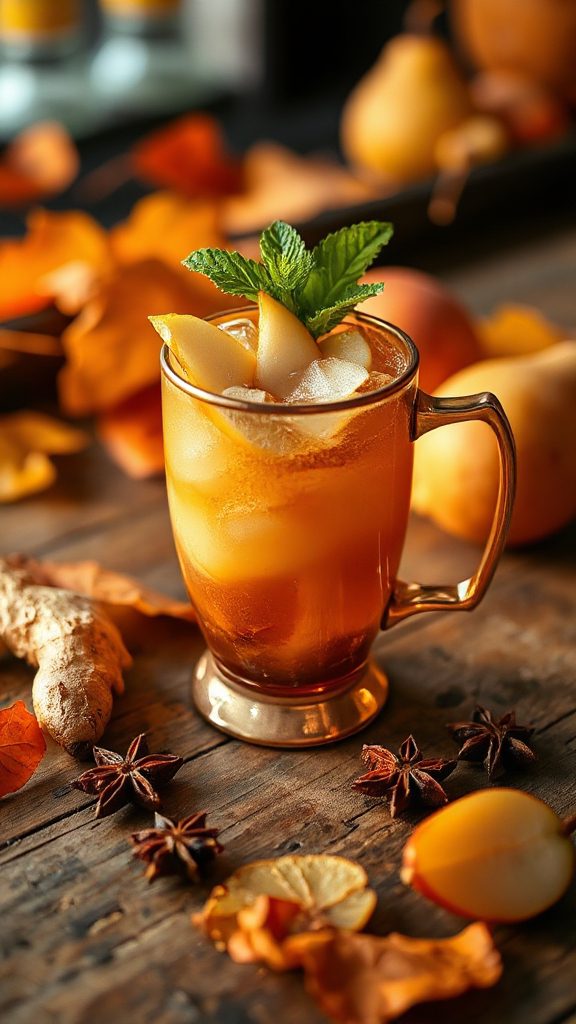 revitalizing pear ginger mule revitalizing pear ginger mule