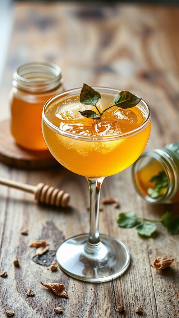 revitalizing sparkling cider cocktail