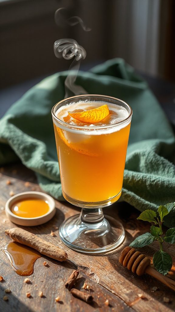 revitalizing spicy ginger cocktail